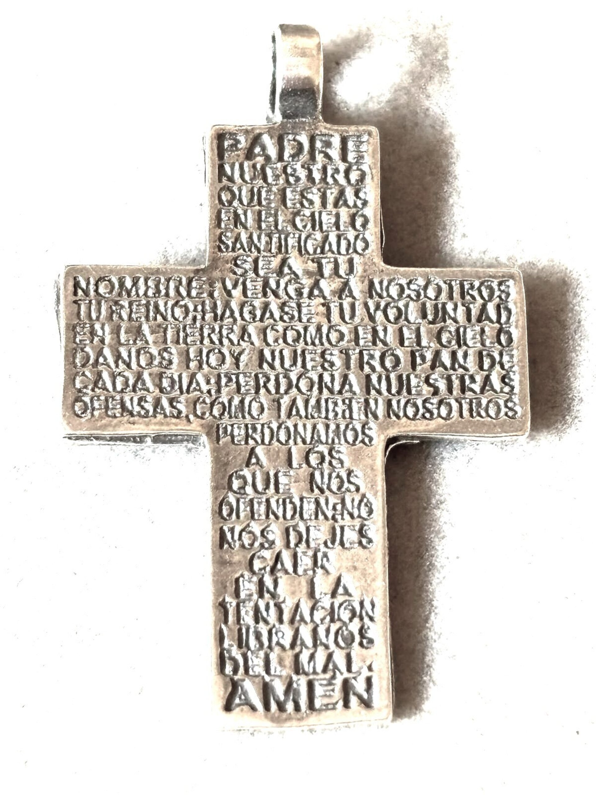 colgante cruz padre nuestro - 3