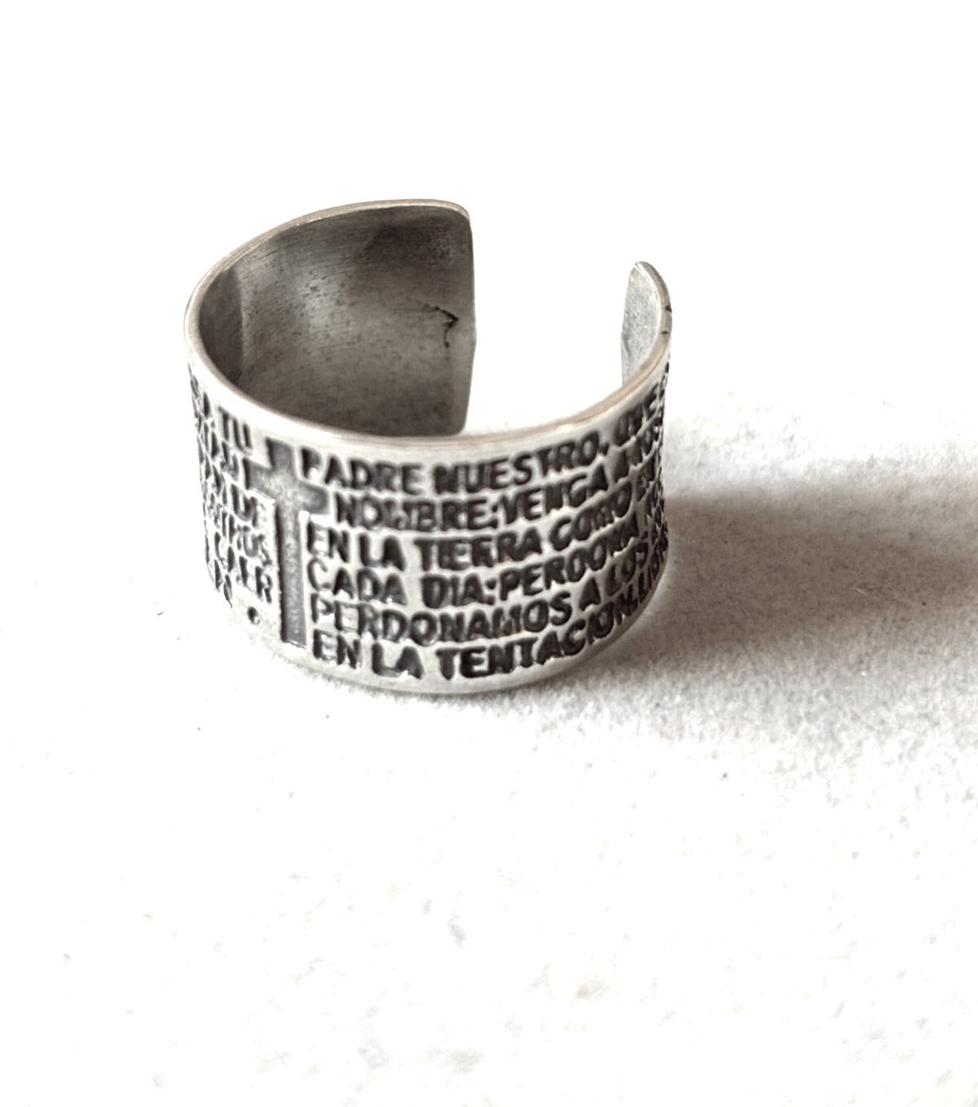 Anillo ajustable padre nuestro - 8