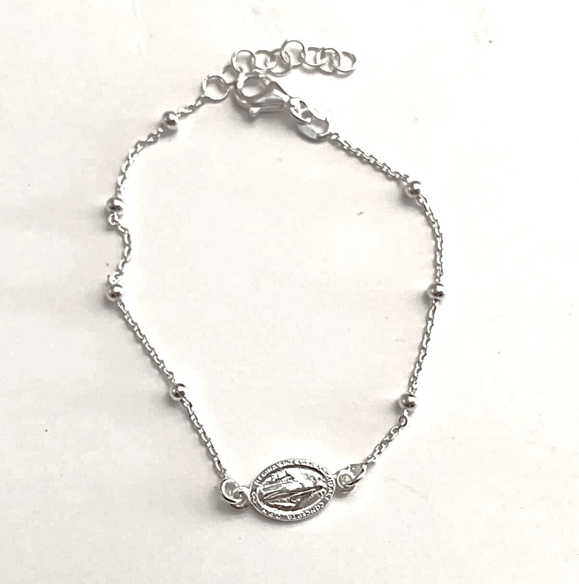 pulsera virgen de la milagrosa bolitas - 4