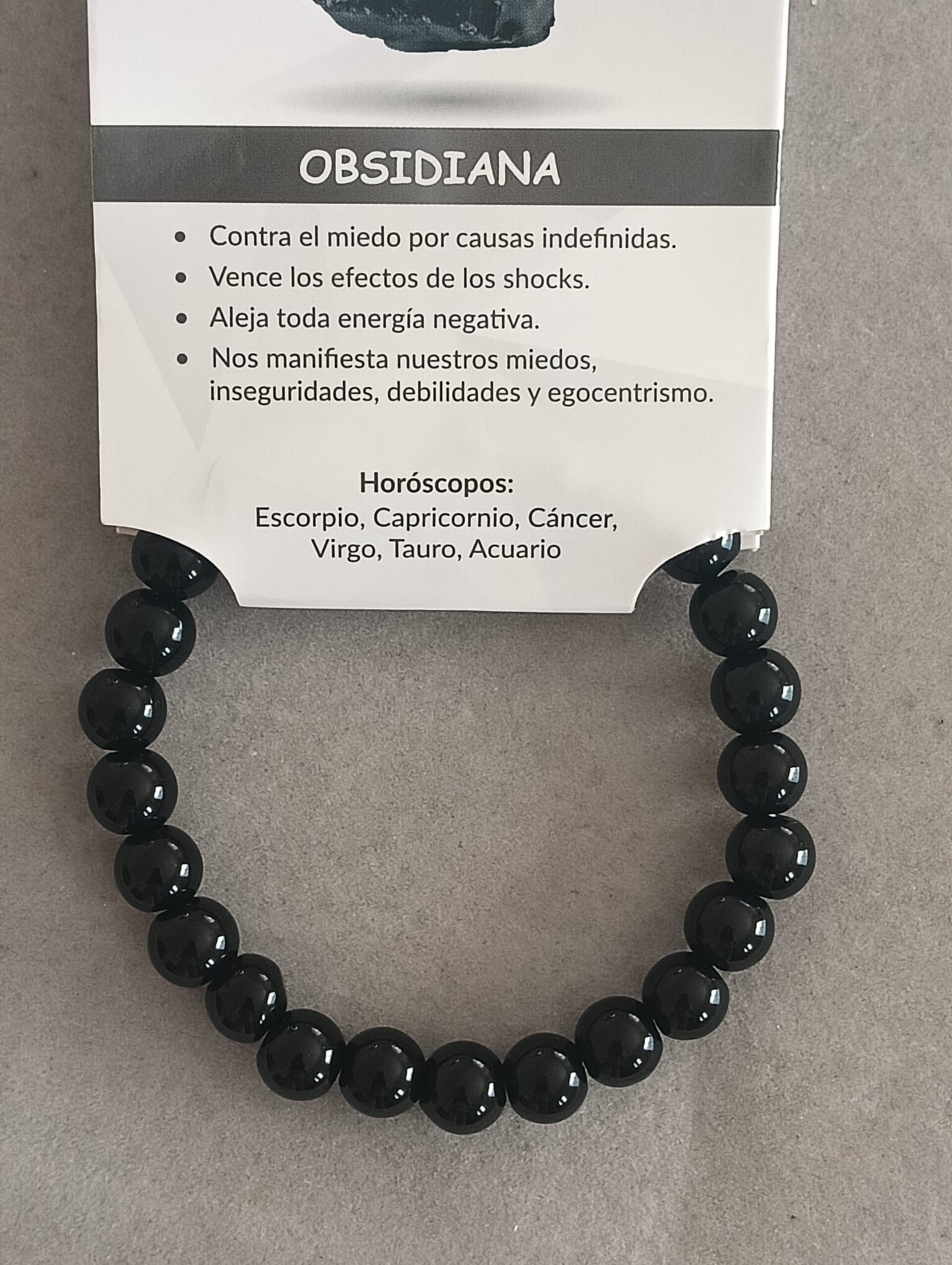 Pulsera obsidiana - 3