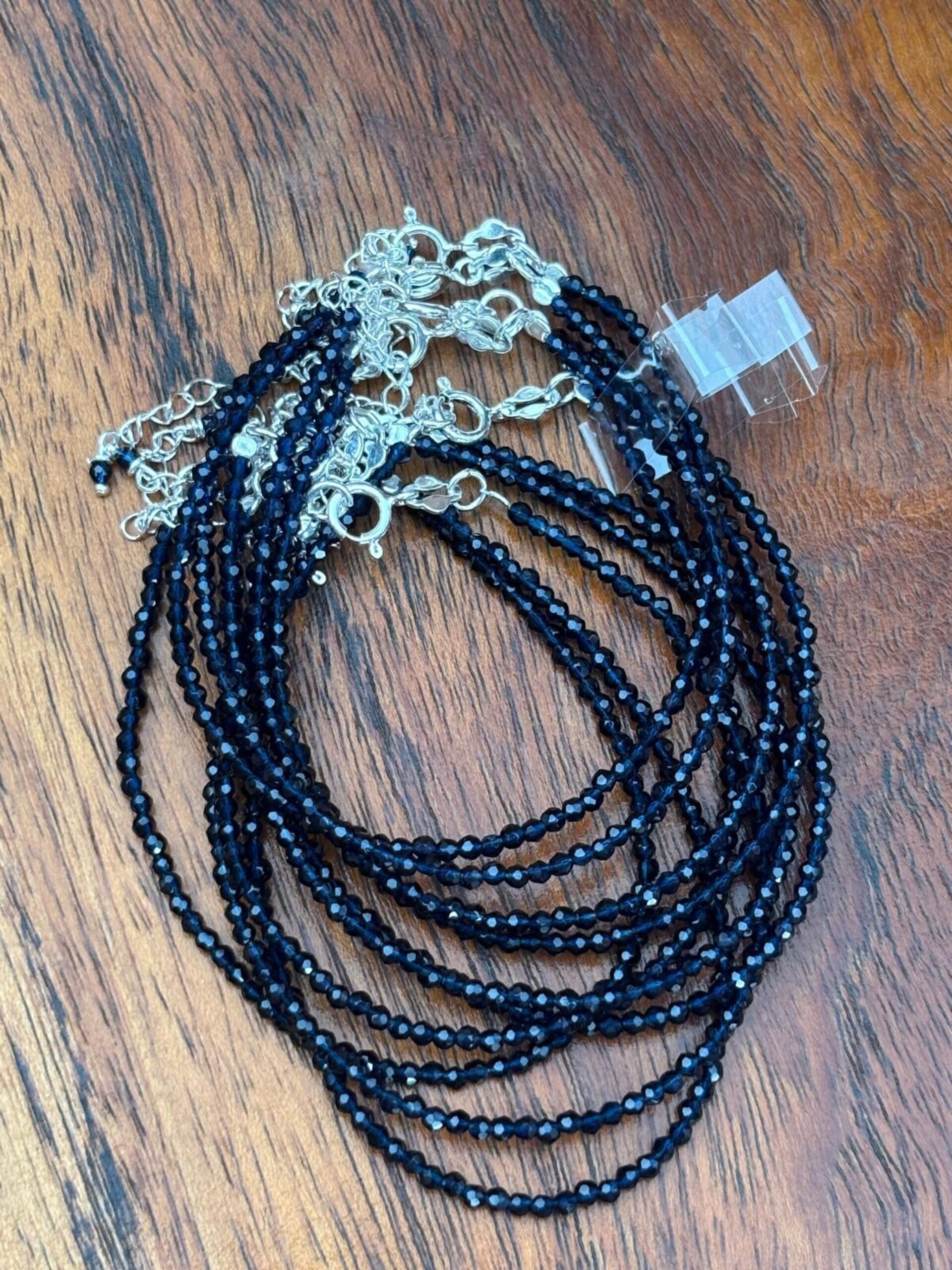 pulsera facetada zafiro - 4