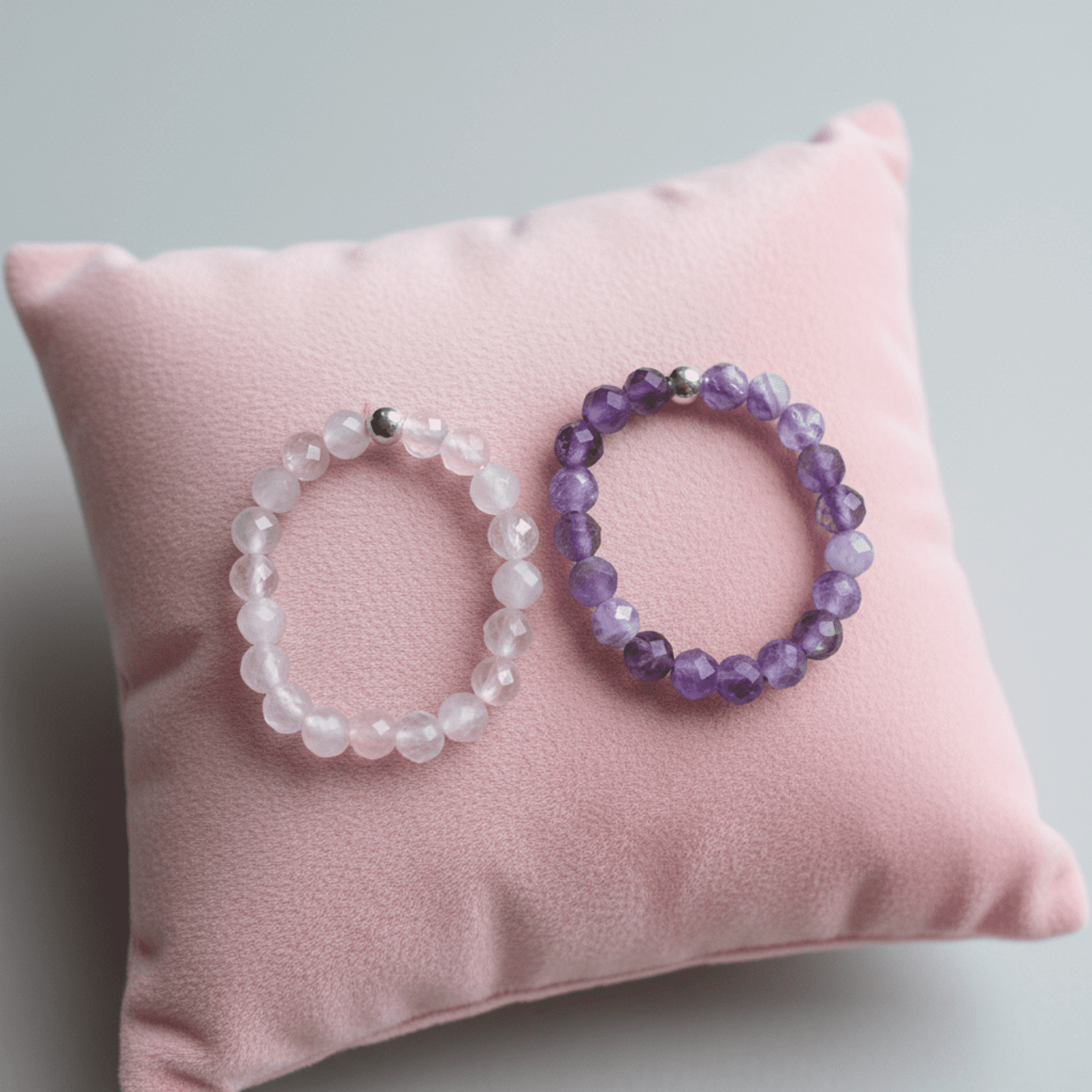 pack del amor(cuarzo rosa y amatista) - 1