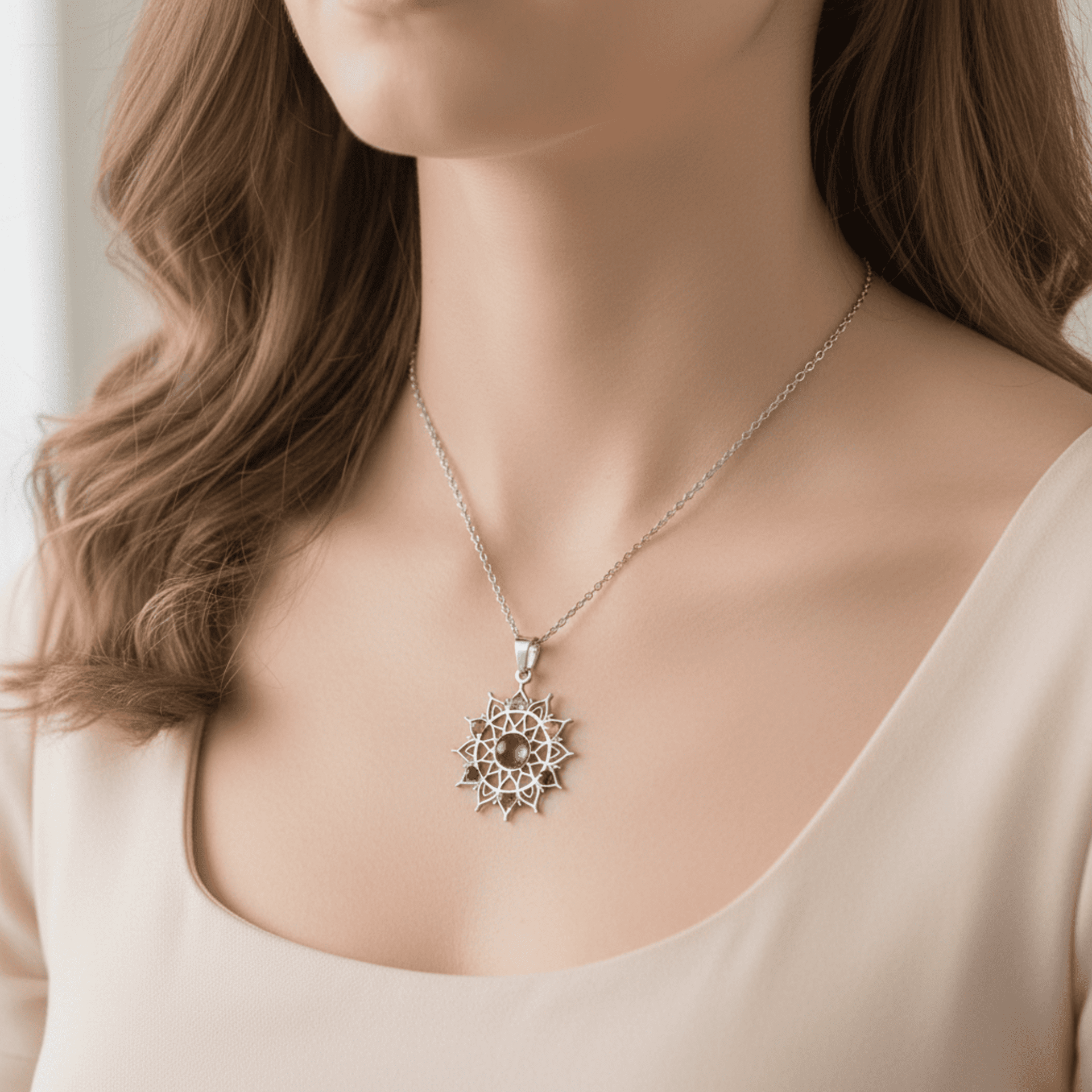 Collar 7 chakras piedras naturales - 3