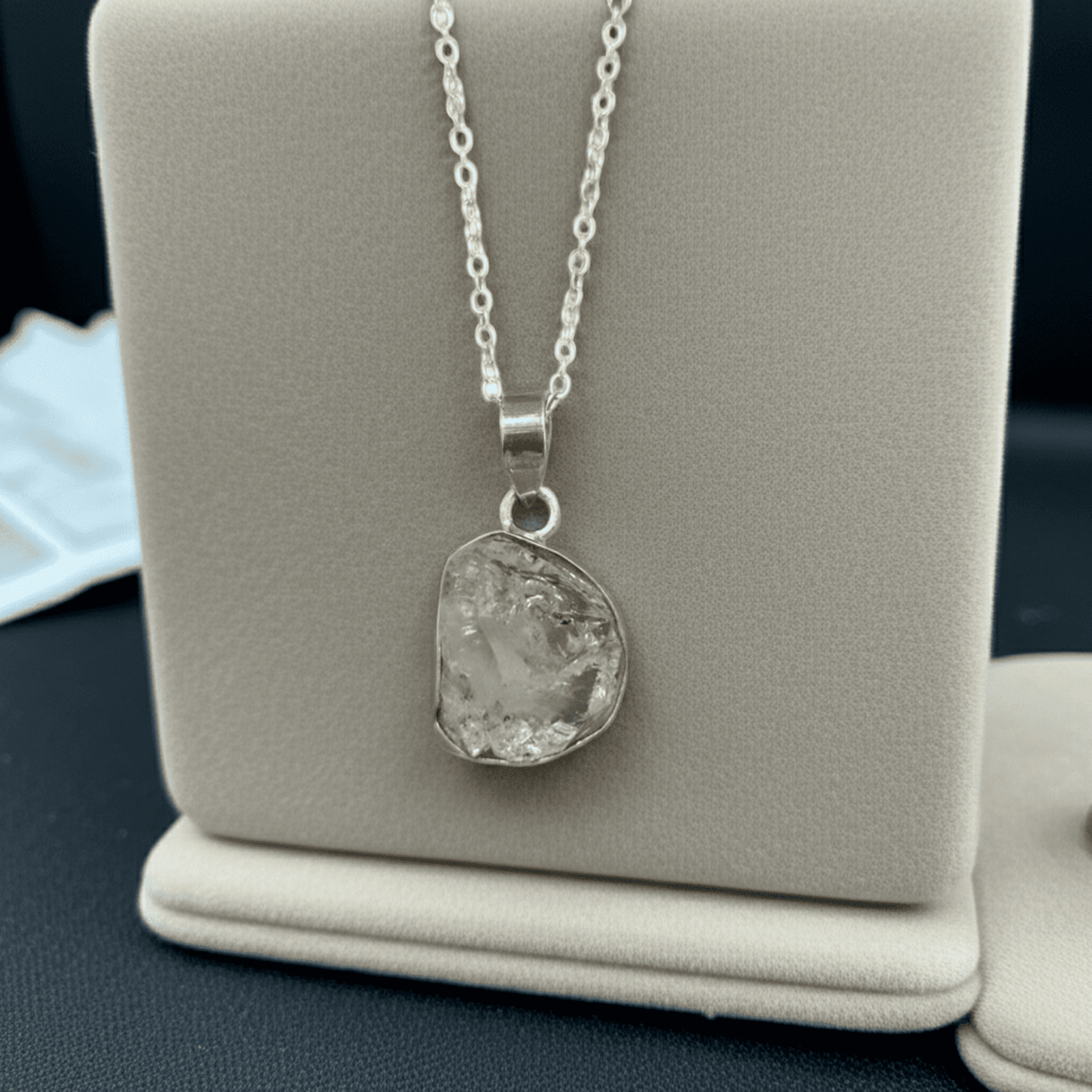 collar cuarzo diamante Herkimer - 2